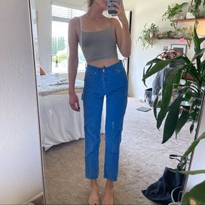 URBAN OUTFITTERS blue corduroy pants